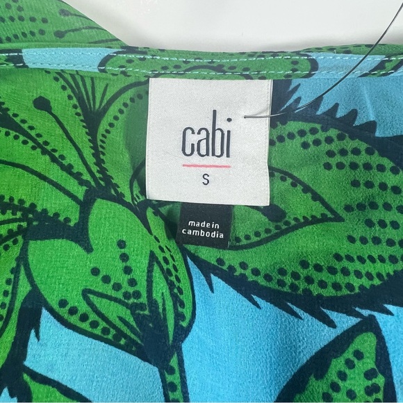 CAbi Green Floral Midi Dress - Picture 10 of 14